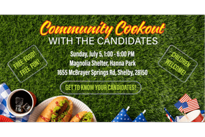 Community Cookout with the Candidates